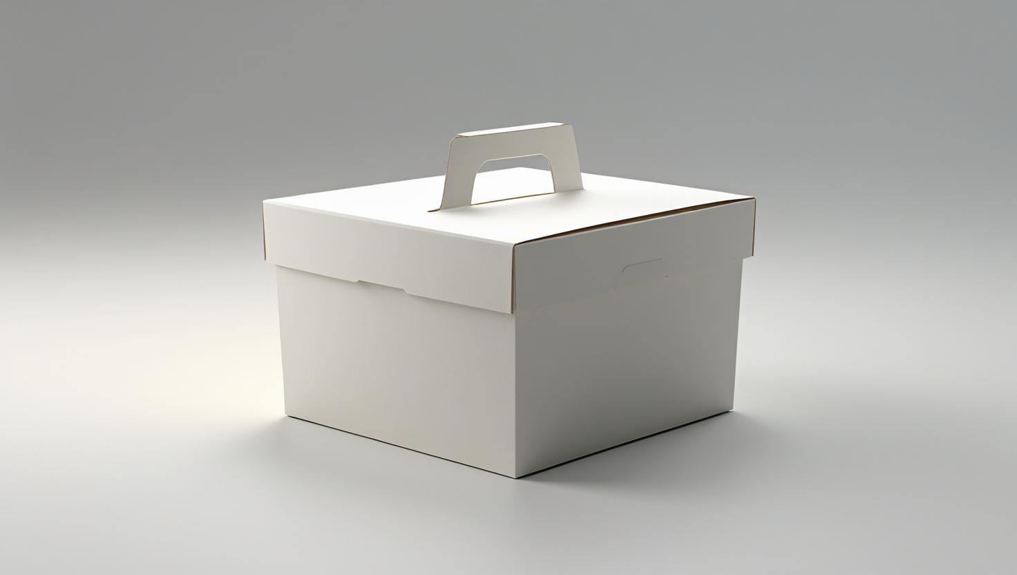 Custom Cake Boxes with Handle - Image 3